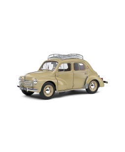 SOLIDO - RENAULT 4CV BEIGE TOURTERELLE 1956, 1/18