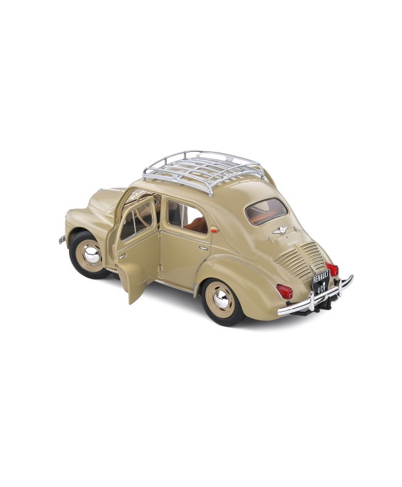 SOLIDO - RENAULT 4CV BEIGE TOURTERELLE 1956, 1/18