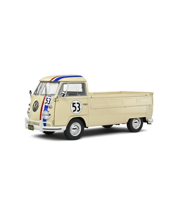 SOLIDO - VOLKSWAGEN T1 PICK-UP RACER 53 BEIGE 1950 1/18