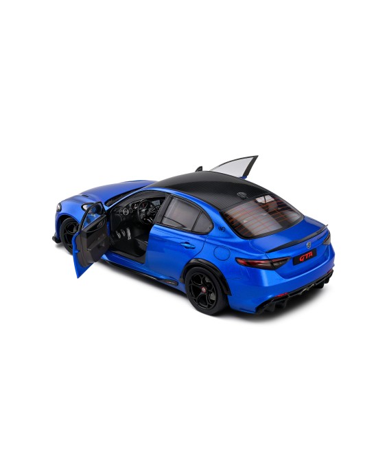 SOLIDO - ALFA ROMEO GIULIA GTA BLUE ANODIZED BLUE 2022, 1/18