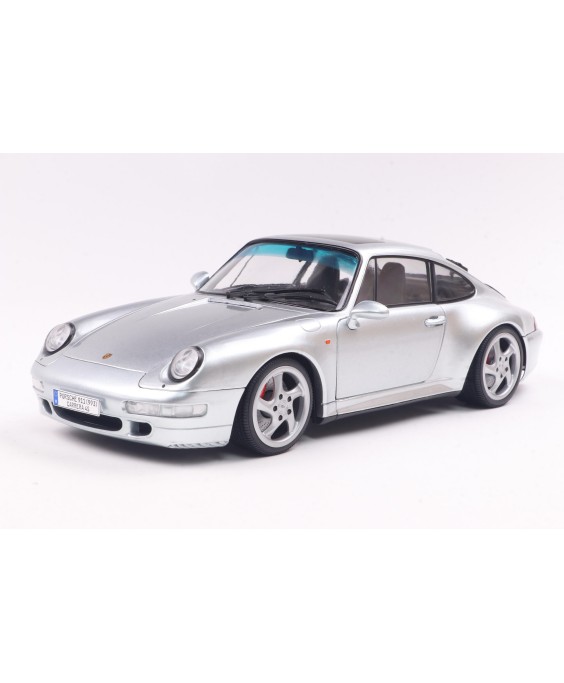 SOLIDO - Porsche 911 (993) 4S – Polar Silver – 1996, 1/18