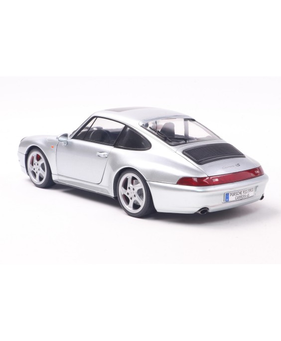 SOLIDO - Porsche 911 (993) 4S – Polar Silver – 1996, 1/18