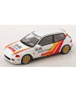 SOLIDO - HONDA CIVIC (EG6) WORKS MUGEN RACING WHITE 1992, 1/18