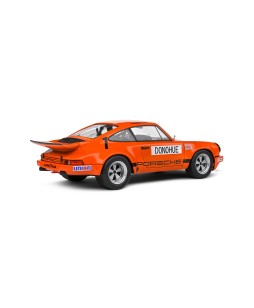 SOLIDO - PORSCHE 911 IROC ORANGE #1 DONOHUE IROC DAYTONA 1974, 1/18
