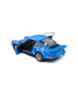 SOLIDO - PORSCHE 911 IROC BLUE #4 FOLLMER IROC RIVERSIDE 1974, 1/18