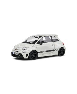 SOLIDO - Fiat F595 Abarth – Ghiaccio White 2022, 1/18