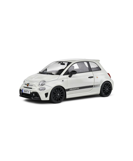 SOLIDO - Fiat F595 Abarth – Ghiaccio White 2022, 1/18