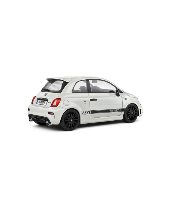 SOLIDO - Fiat F595 Abarth – Ghiaccio White 2022, 1/18