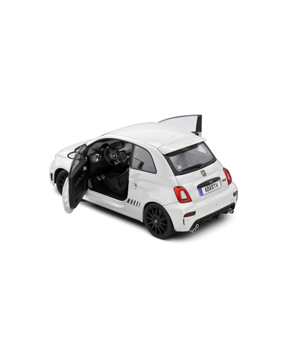 SOLIDO - Fiat F595 Abarth – Ghiaccio White 2022, 1/18