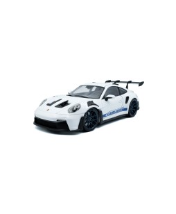 SOLIDO - Porsche 911 GT3 RS – white with blue stripes 2024, 1/18