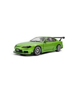 SOLIDO - NISSAN SILVIA S15 SPEC-R AERO WORKS GREEN 1999, 1/18