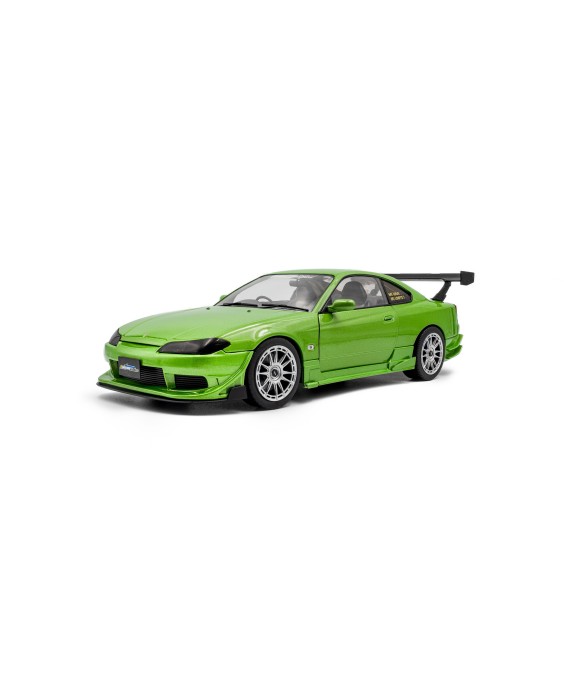SOLIDO - NISSAN SILVIA S15 SPEC-R AERO WORKS GREEN 1999, 1/18