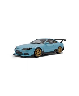 SOLIDO - Nissan Silvia (S15) Spec-R Aero BABY BLUE 1999, 1/18