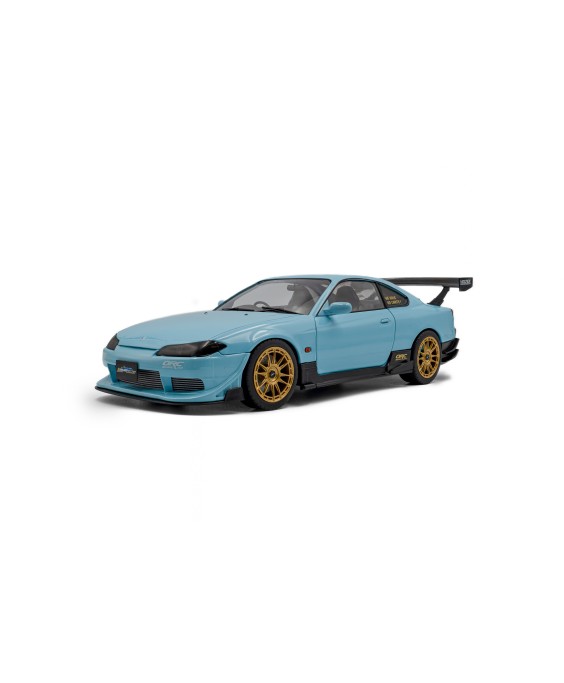 SOLIDO - Nissan Silvia (S15) Spec-R Aero BABY BLUE 1999, 1/18