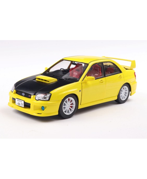 SOLIDO - SUBARU IMPREZA WRX STI, YELLOW 2003, 1/18