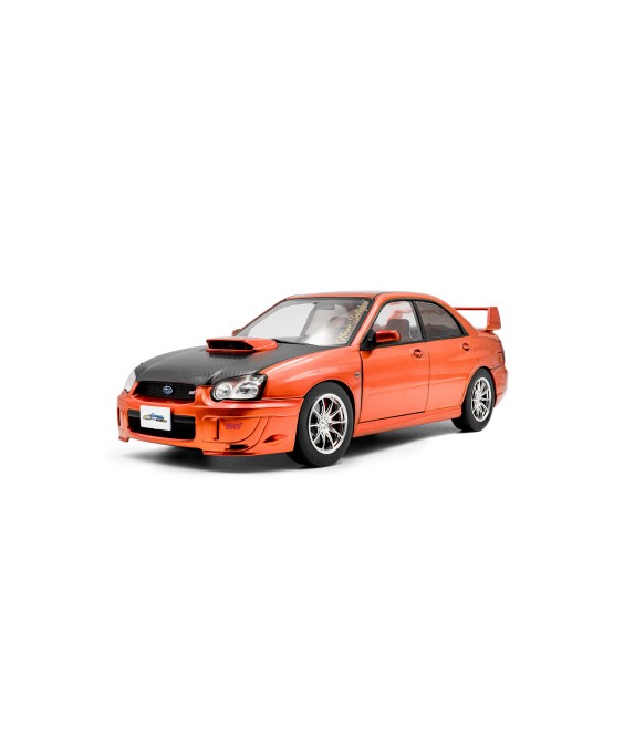 SOLIDO - Subaru IMPREZA WRX STI orange metallic 2003, 1/18