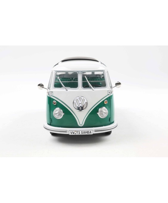 SOLIDO - Volkswagen T1 Samba green/white 1962, 1/18