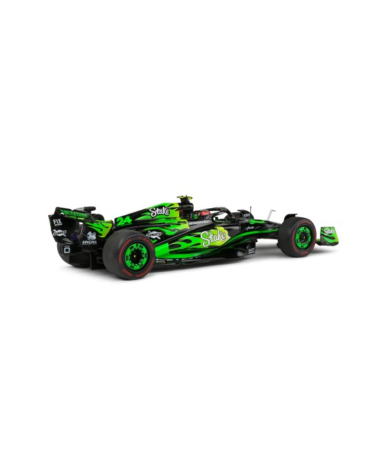 SOLIDO - KICK SAUBER F1 TEAM C44 BLACK V.BOTTAS LAS VEGAS GP 2024, 1/18