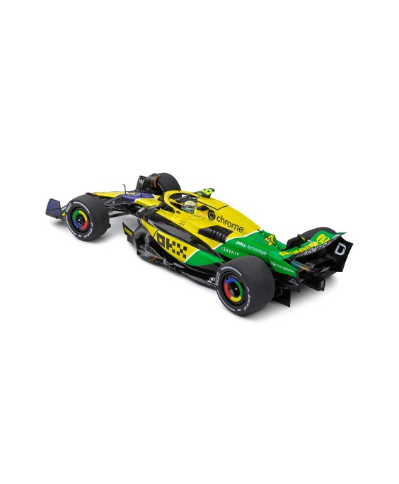 SOLIDO - MCLAREN F1 TEAM MCL38 YELLOW O.PIASTRI MONACO GP 2024, 1/18 SOLIDO - MCLAREN F1 TEAM MCL38 YELLOW O.PIASTRI MONACO GP 2024, 1/18