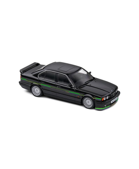 SOLIDO - BMW E34 ALPINA B10 BITURBO BLACK WITH GREEN STRIPE 1994, 1/43