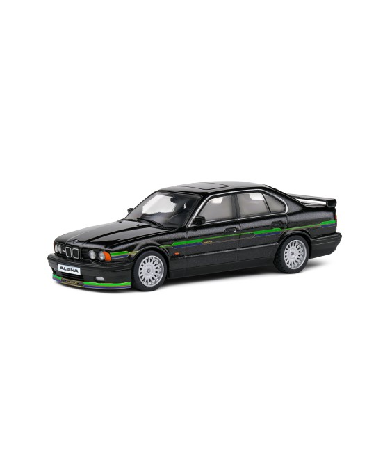 SOLIDO - BMW E34 ALPINA B10 BITURBO BLACK WITH GREEN STRIPE 1994, 1/43