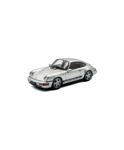 SOLIDO - Porsche 911 (964) Rs Silver With Black Stripe 1994, 1/43