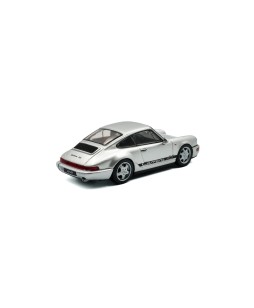 SOLIDO - Porsche 911 (964) Rs Silver With Black Stripe 1994, 1/43