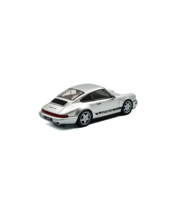 SOLIDO - Porsche 911 (964) Rs Silver With Black Stripe 1994, 1/43