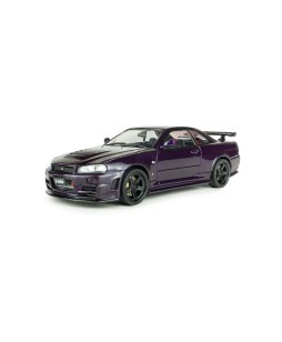 SOLIDO - NISSAN SKYLINE GT-R (R34) Z-TUNE MIDNIGHT PURPLE 1999, 1/43