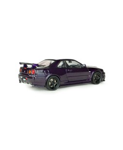 SOLIDO - NISSAN SKYLINE GT-R (R34) Z-TUNE MIDNIGHT PURPLE 1999, 1/43