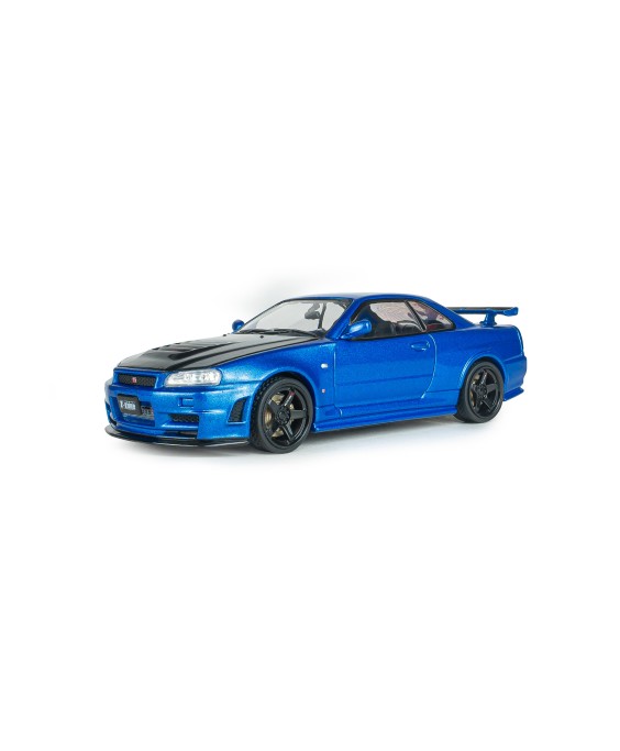 SOLIDO - NISSAN SKYLINE GT-R (R34) Z-TUNE BAYSIDE BLUE 1998, 1/43