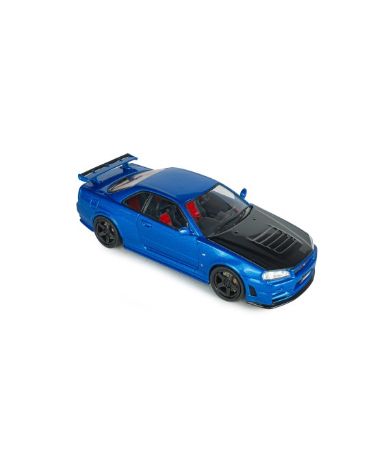 SOLIDO - NISSAN SKYLINE GT-R (R34) Z-TUNE BAYSIDE BLUE 1998, 1/43