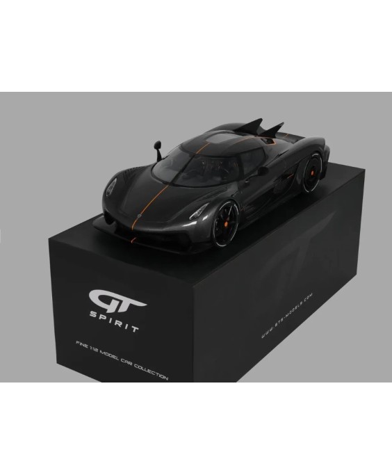 GT SPIRIT - KOENIGSEGG JESKO ABSOLUT 0-400-0 KM/H RECORD GRAPHITE GREY 2024, 1/12