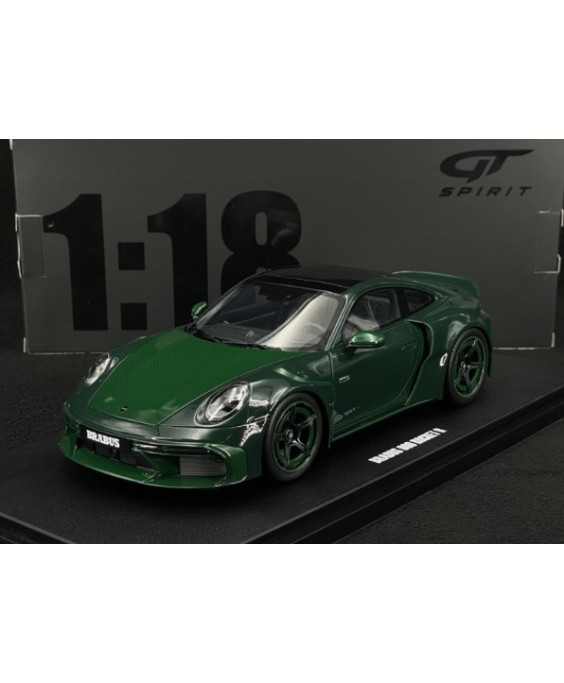 GT SPIRIT - Porsche 911 Turbo S Brabus 900 Rocket-R 2024 Mean Green, 1/18 