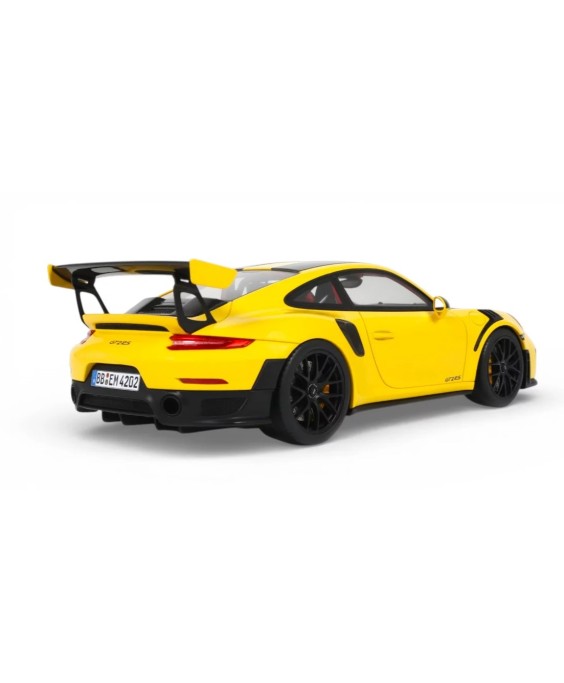 GT SPIRIT - Porsche 911 GT2 RS (991.2) Nürburgring Lap Record Racing yellow 1/18
