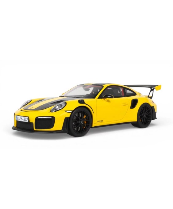 GT SPIRIT - Porsche 911 GT2 RS (991.2) Nürburgring Lap Record Racing yellow 1/18