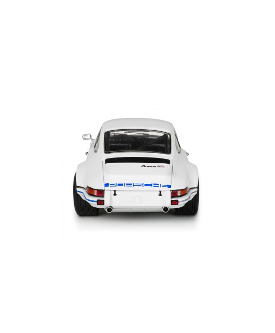 SOLIDO -Porsche 911 RSR White / Blue Carrera Stripes 1973, 1/18