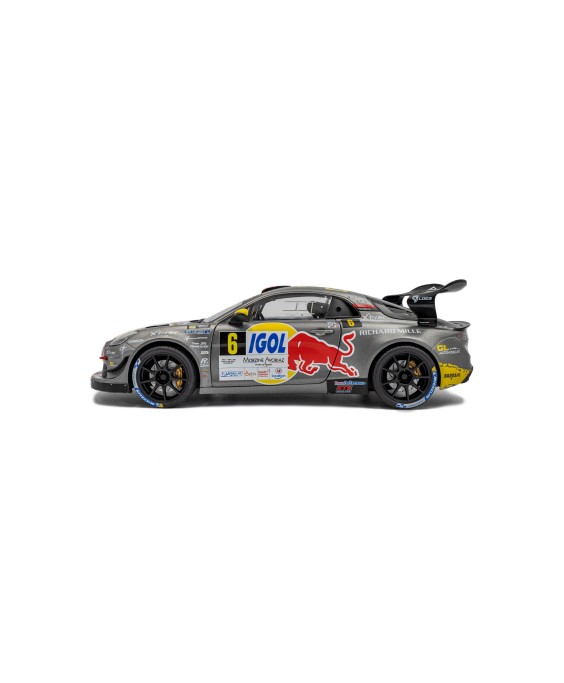 SOLIDO - ALPINE A110 RGT+ GREY #6 S.LOEB RALLYE DU MONT BLANC 2024, 1/18