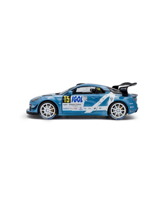 SOLIDO - Alpine A110 RGT+ Rallye Du Mont Blanc 2024 – #15 R.ASTIER / D.GIRAUDET, 1/18