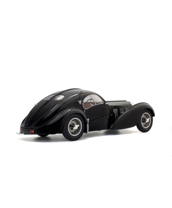 SOLIDO -  BUGATTI TYPE 57 SC ATLANTIC BLACK 1937, 1/18