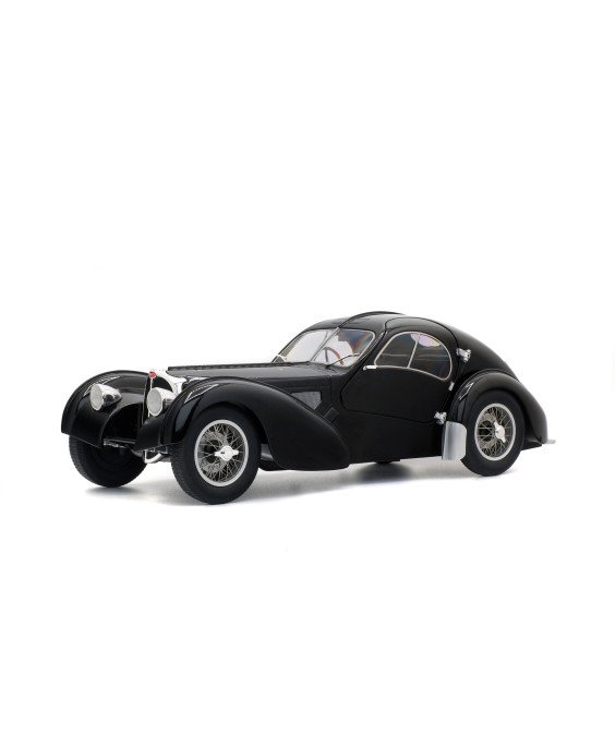 SOLIDO -  BUGATTI TYPE 57 SC ATLANTIC BLACK 1937, 1/18