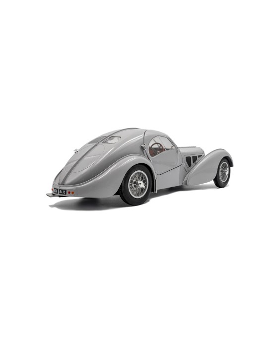 SOLIDO - Bugatti Atlantic Type 57 SC MAT SILVER 1937, 1/18