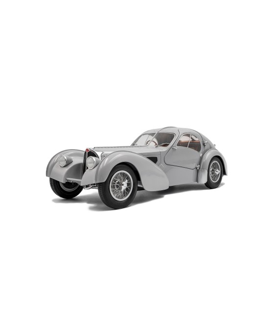 SOLIDO - Bugatti Atlantic Type 57 SC MAT SILVER 1937, 1/18