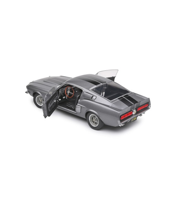 SOLIDO - Shelby GT500 Grey & Black Stripes 1967, 1/18