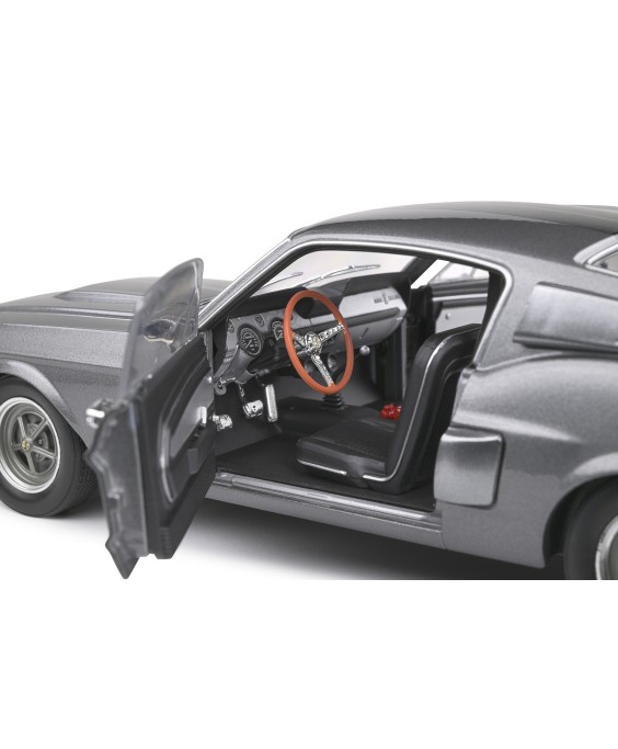 SOLIDO - Shelby GT500 Grey & Black Stripes 1967, 1/18