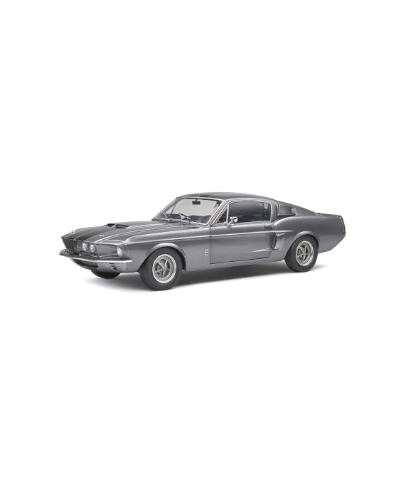 SOLIDO - Shelby GT500 Grey & Black Stripes 1967, 1/18