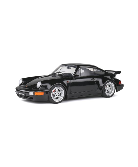 SOLIDO - Porsche 911 (964) Turbo 3.6 – Black – 1993, 1/18