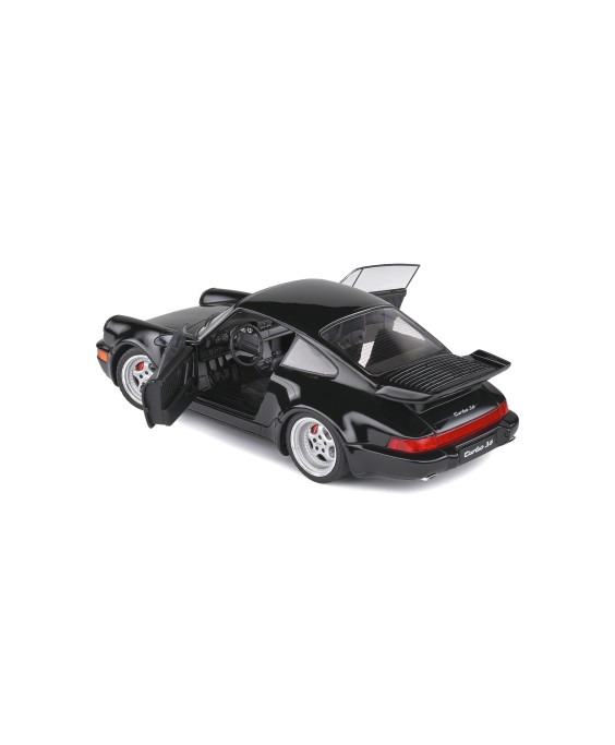 SOLIDO - Porsche 911 (964) Turbo 3.6 – Black – 1993, 1/18