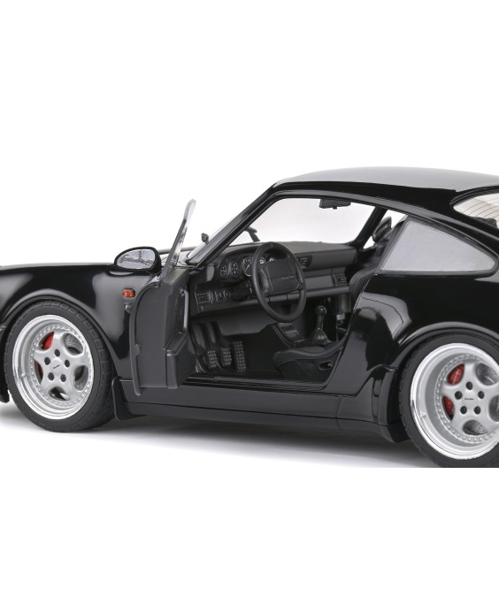 SOLIDO - Porsche 911 (964) Turbo 3.6 – Black – 1993, 1/18