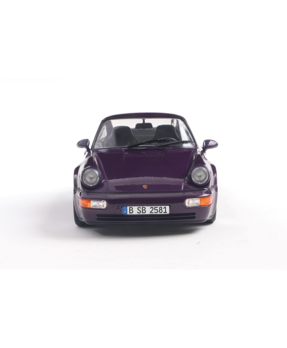 SOLIDO - Porsche 911 (964) Turbo Violet Blue Metallic 1990, 1/18